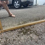 Miroir époque Louis Philippe à la feuille d’or 19eme