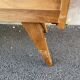 Commode bois et rotin