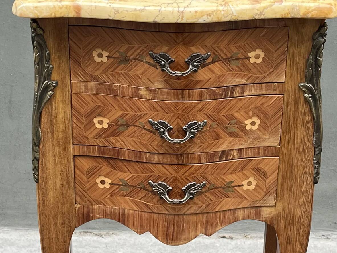 Pair of Louis XV style bedside tables