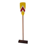 Painted wooden paddle