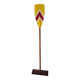 Painted wooden paddle
