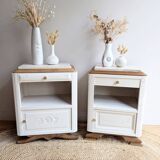 Pair of revisited 1930s bedside tables