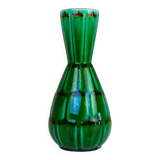 Large Green Midcentury Ceramic Vases and Upsala Ekeby "Capri" Bowl/Tray from the 1950s