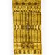 Scandinavian style 20th century modern rya rug. 135x66 cm (53x26 in).
