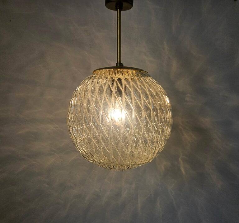 Rare Midcentury Plastic Pendant in style of Limburg, Germany, 1970s