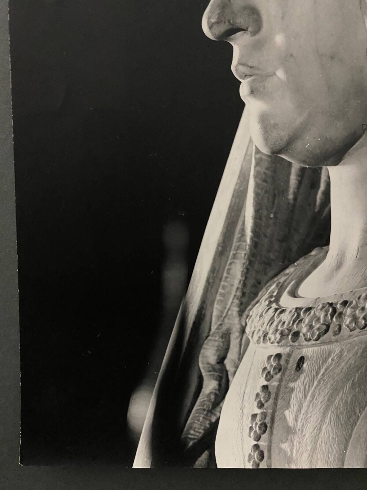 Silver gelatin photograph by Bernard Darot, crowned head