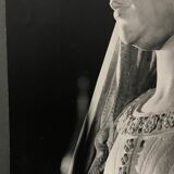 Silver gelatin photograph by Bernard Darot, crowned head