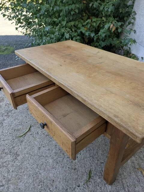 Oak coffee table