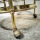Brass bar cart