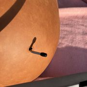 Original Fritz Hansen Egg chair from 1983 in perfect condition, new!! Rustic Cognac Camel Leather