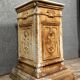 Renaissance style cast iron pedestal column