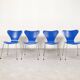 4 chaises papillon d'Arne Jacobsen pour Fritz Hansen