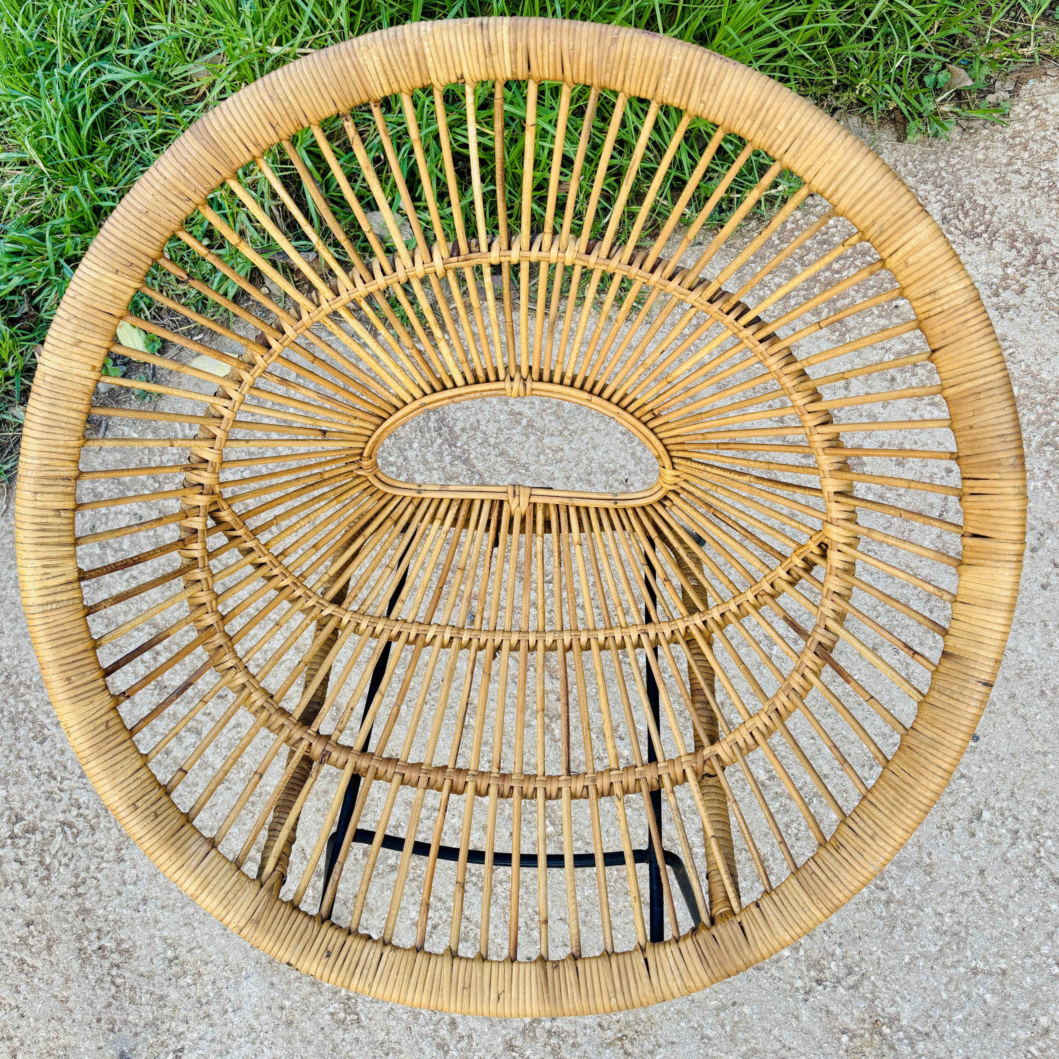 Pair of 1950s "Sun" armchairs