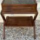 Table de chevet chêne vintage design années 50 60