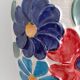 Vase flower power vintage