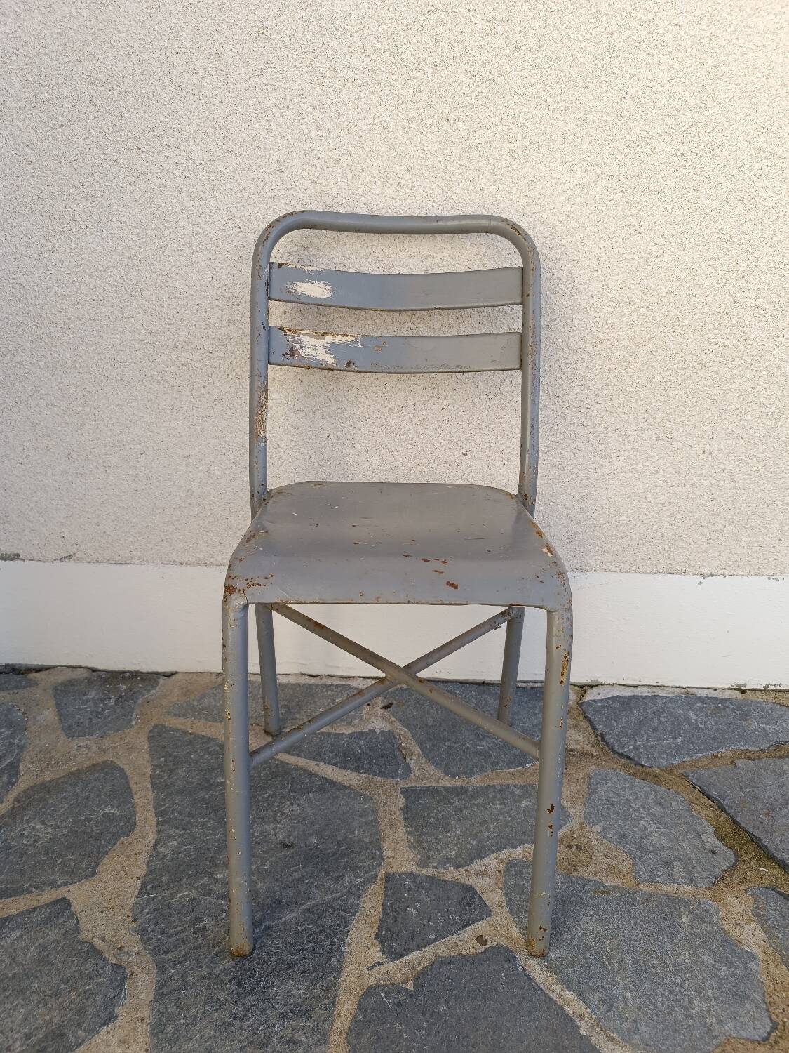 Ancienne chaise guinguette / bistrot vintage