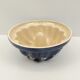 Decorative blue mold in ceramic deco flowers G.W. – Diameter 25 cm