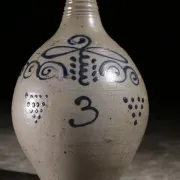 Westerwald stoneware jug with number 3 and bunches of grapes – 18th/19th c.