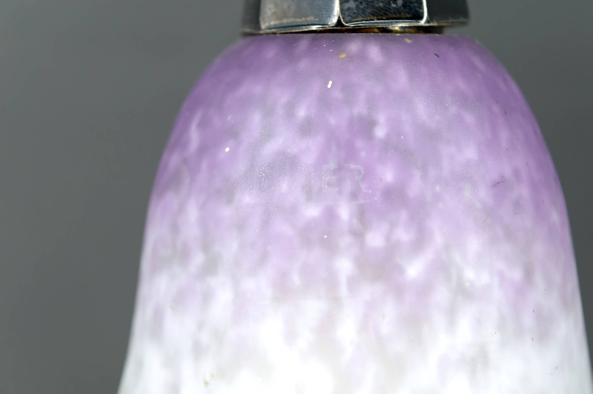 Important Wrought Iron Double-Headed Lamp by Schneider, Art Deco, c. 1920