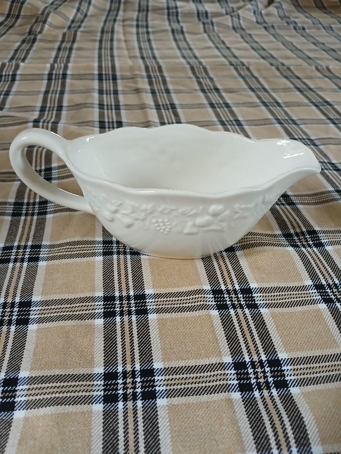 Antique sauce boat from Digoin and Sarreguemines