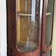 Corner display cabinet veneered in mahogany - Victorian - 20th century