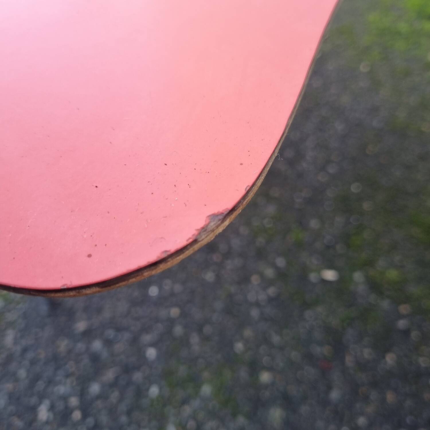 Formica table, painter's palette from 1970