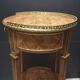 Louis XV style marquetry pedestal table or coffee table
