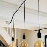 Lot de 3 suspensions e27 noires muuto