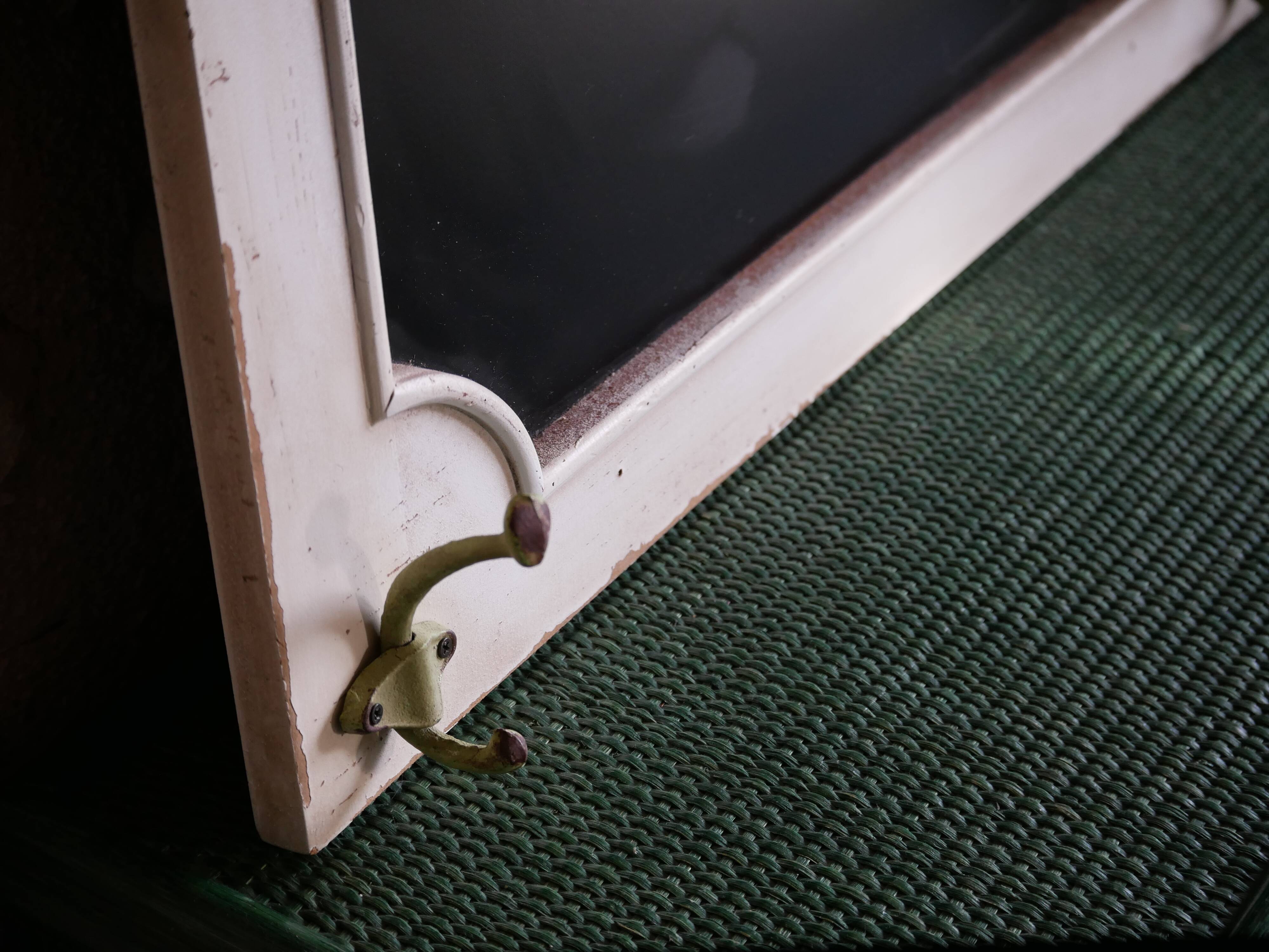 Coat hook slate board