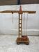Vintage wooden crane toy from the 60s
