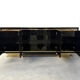 Vintage brass and lacquer sideboard, 1980s