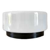 Ceiling lamp in vintage opaline 70s