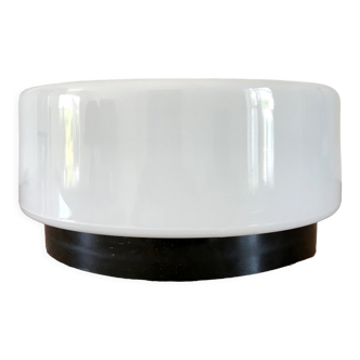 Ceiling lamp in vintage opaline 70s