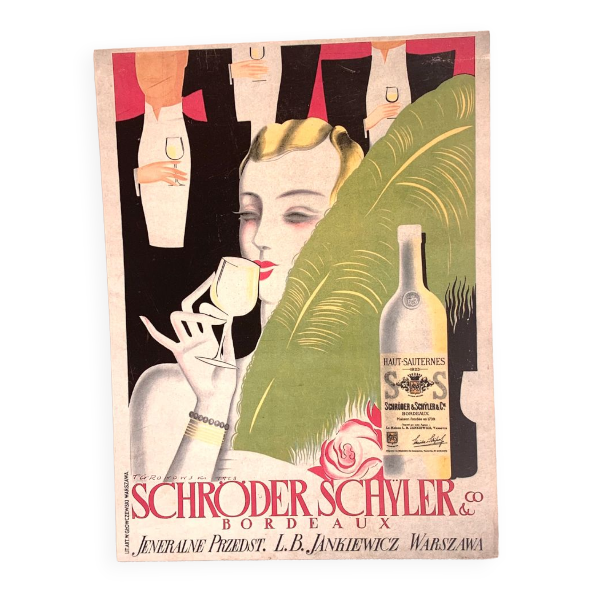 Advertising lithograph "Schröder Schÿler"