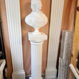 Doric column pillar stele decorative plaster molding reinforced with tow