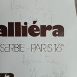 Exhibition poster Autographed cutter