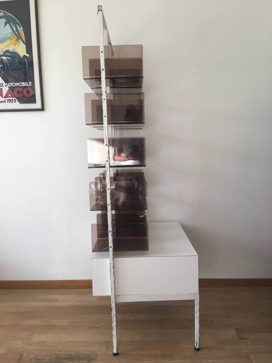 Plexiglass shelf & funky 70s