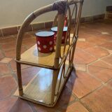 Rattan shelf
