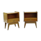 Paire de tables de chevet vintage 1950