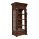 Baroque Style Display Case in Oak, Belgium, 1950s