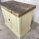 Small workbench 1900 light beige patina