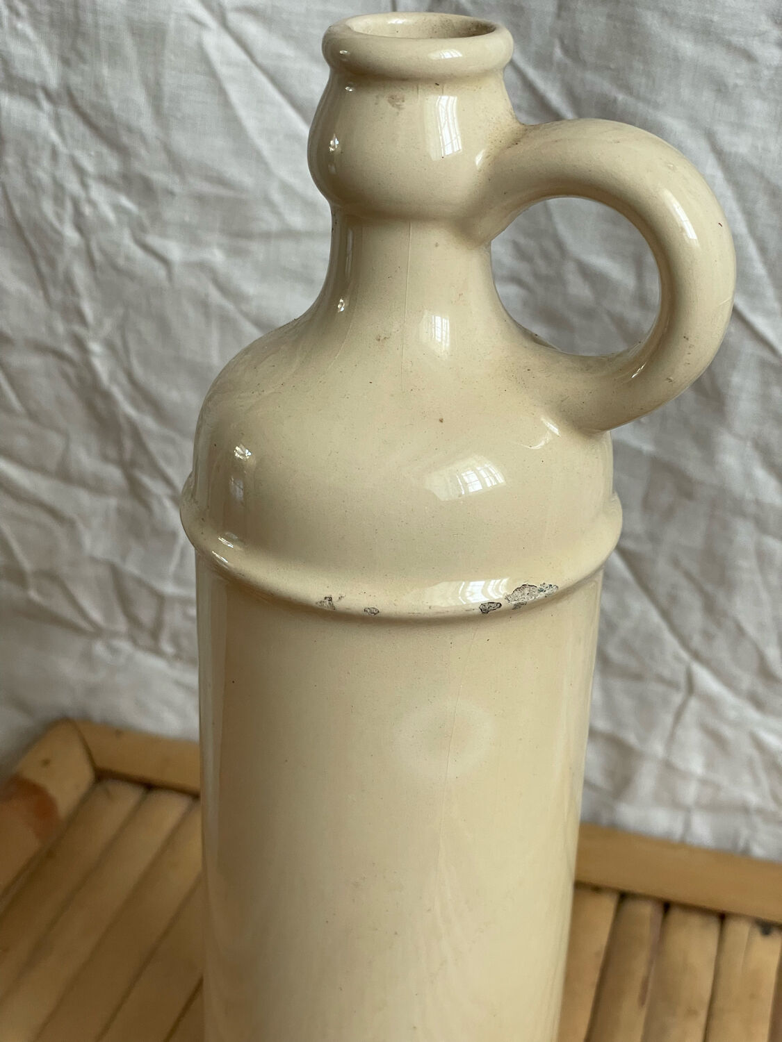 Poët-Laval stoneware jug with one handle