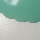 Vintage mint flower Duralex cake dish