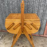 Amazing Worker art Deco vintage Scandinavian sewing box sewing box 1950