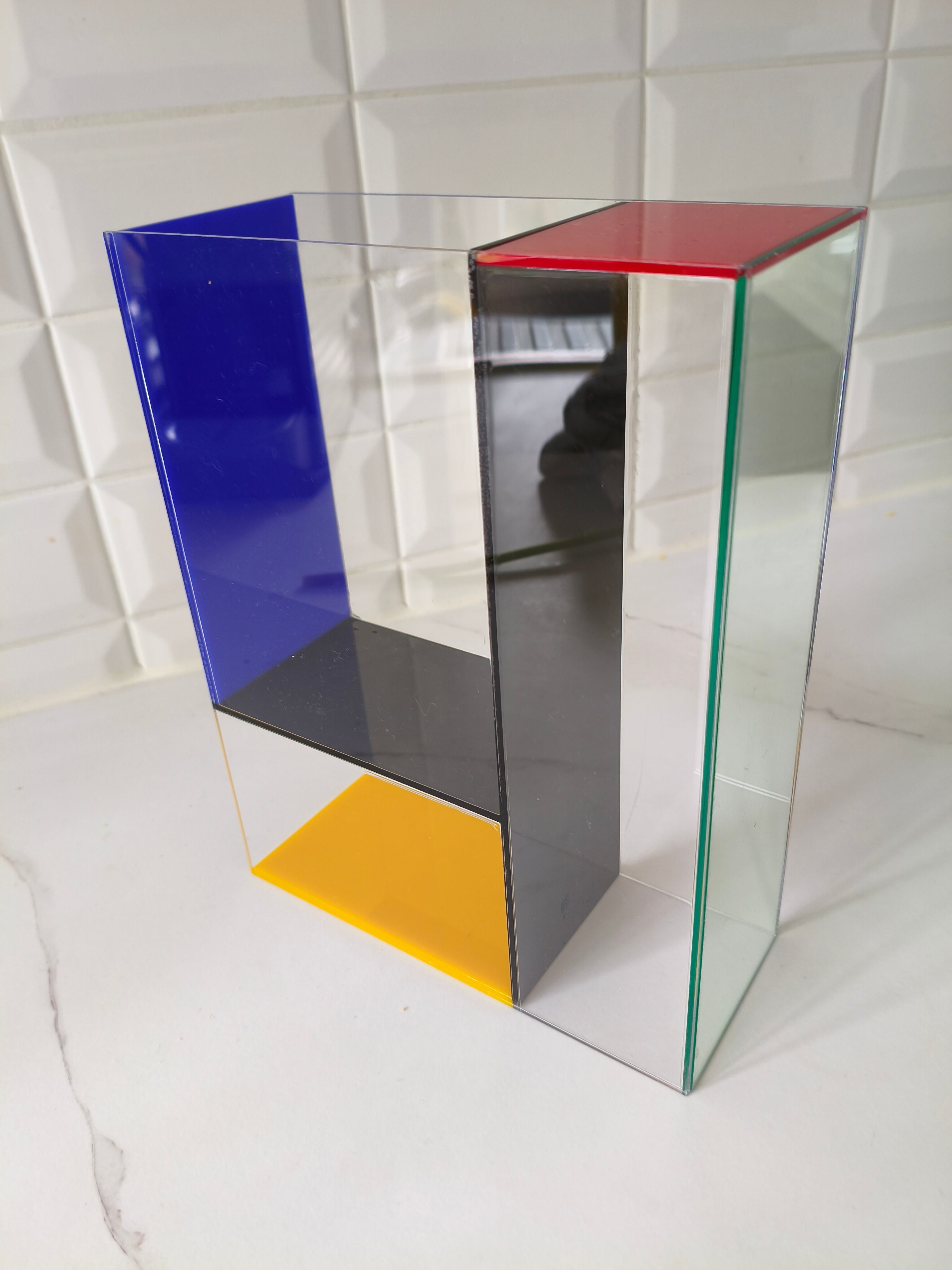 Mondrian style vase
