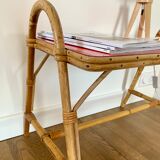 Vintage rattan coffee table