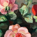 Tableau fleurs vintage