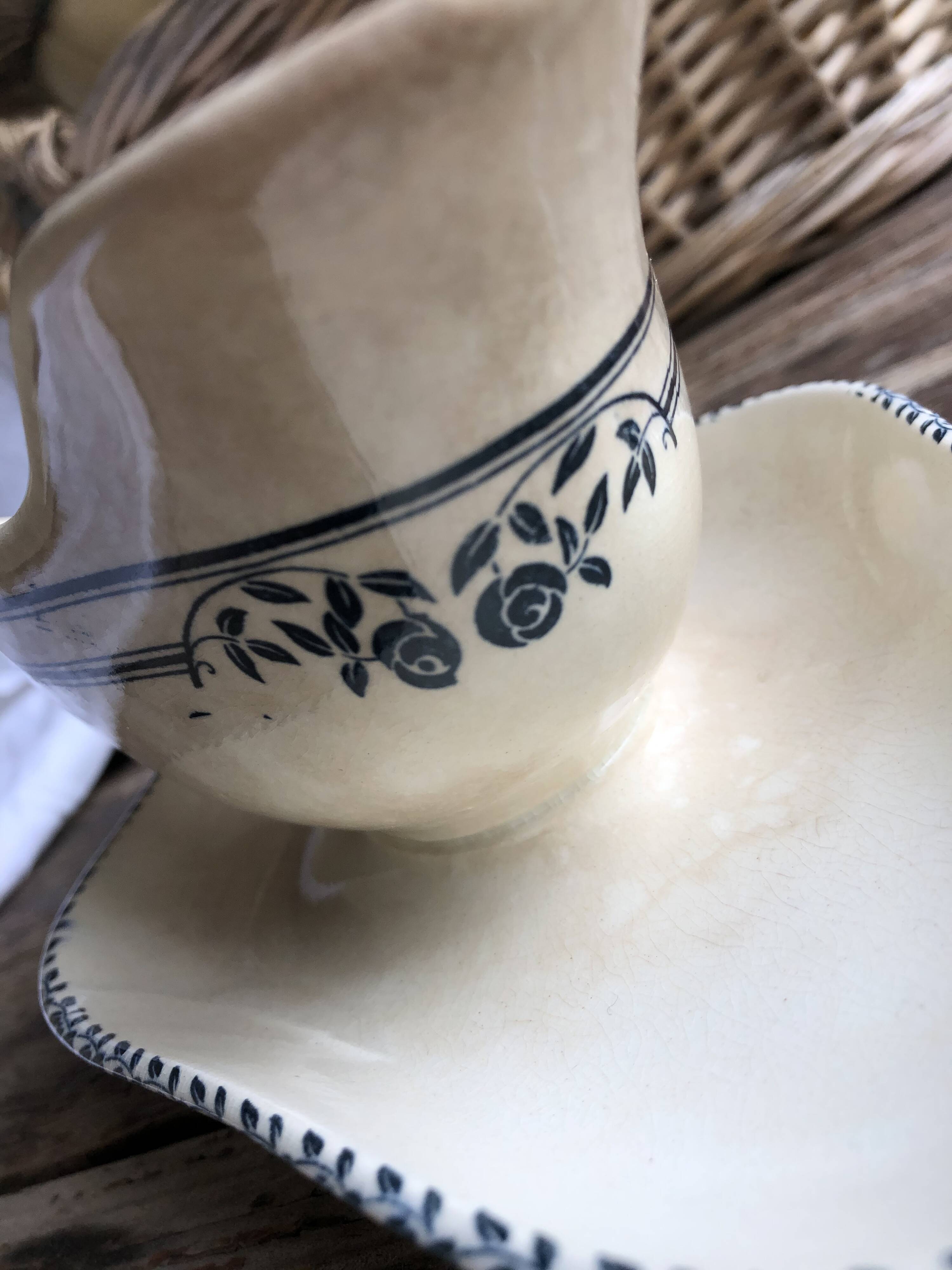 ironstone sauce boat