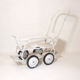 Retro modular double stroller.