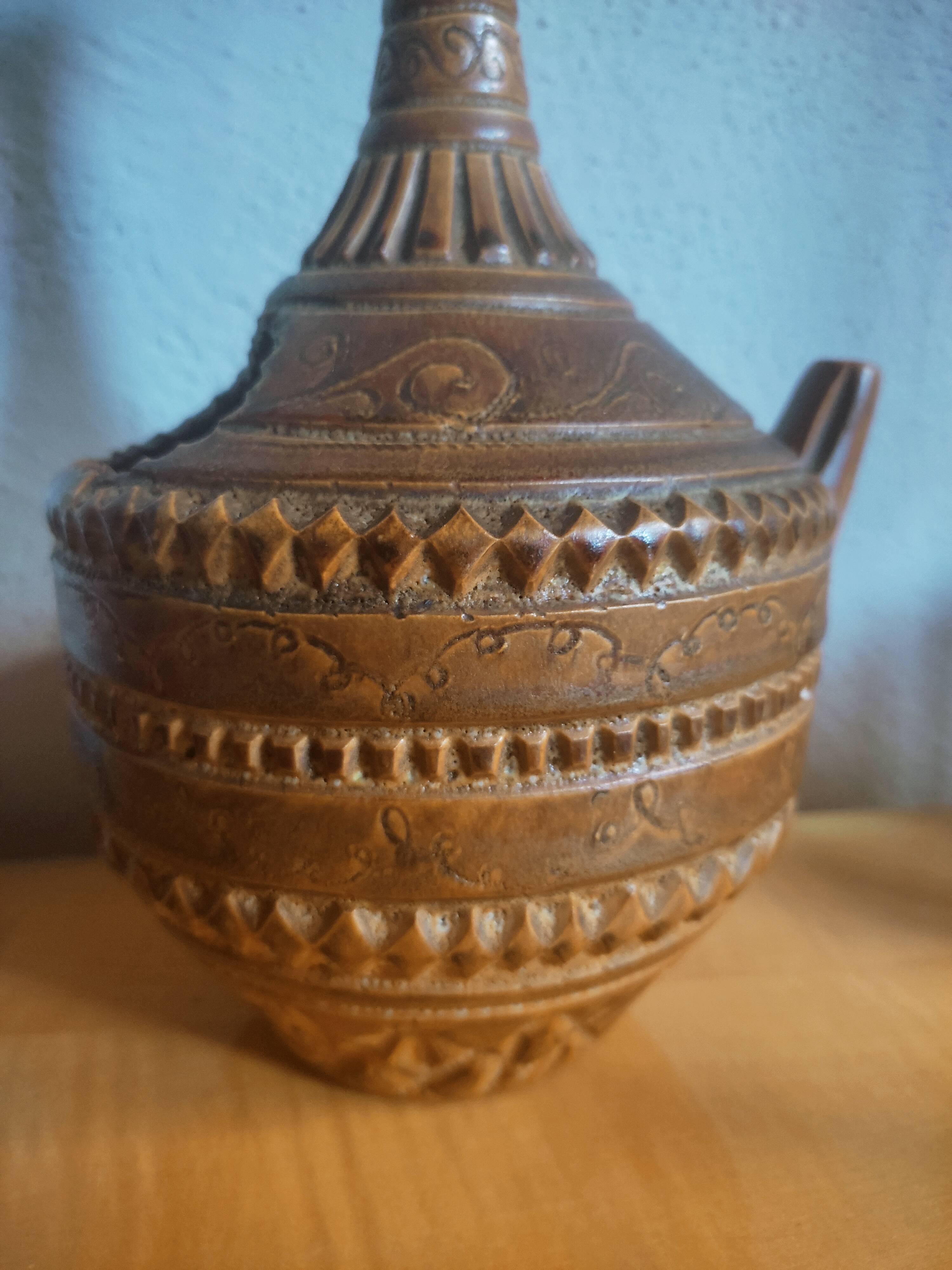 Ceramic decanter by Marius Bessone